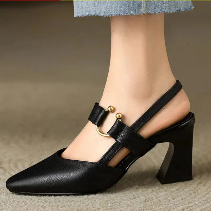 Divina – Scarpe con tacco comode - Nero - 40