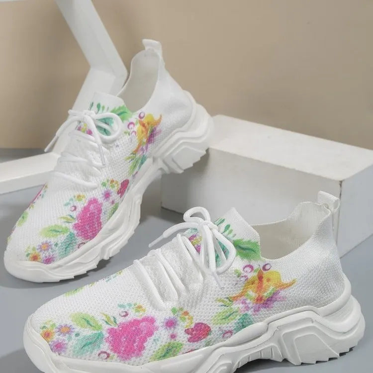 FloralMov – Sneakers comode - Multicolore - 38